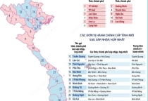 Dự kiến tên gọi và thủ phủ 34 tỉnh, thành sau sáp nhập các tỉnh thành Việt Nam Dự kiến tên gọi và thủ phủ 34 tỉnh, thành sau sáp nhập các tỉnh thành Việt Nam