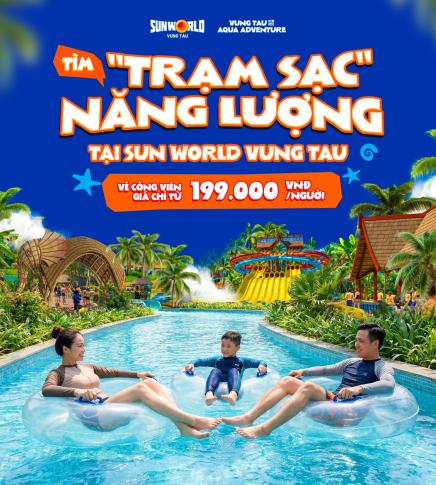 Giá Vé Sun World Vũng Tàu 2026  Khai trương 12/02/2026  Từ 199K , Ưu Đãi 5% Khi Đặt Online Tại Đây